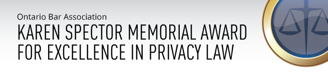 Karen Spector Memorial Award for Excellence in Privacy Law