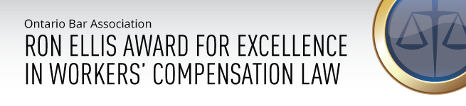 Ron Ellis Award for Excellence in Workers' Compensation Law