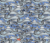 Picture of stylized waves