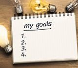 a list of goals with no content