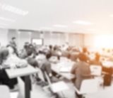 Blurred image of a classroom