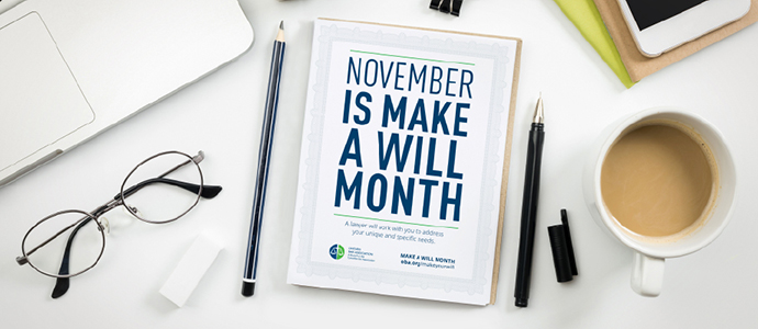 November is Make a Will Month