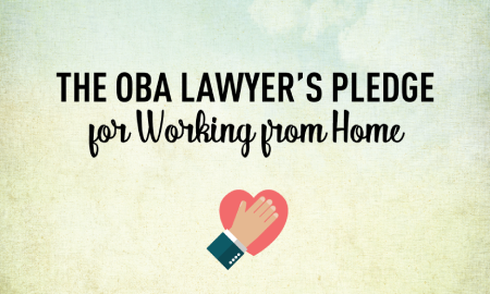 Lawyer's pledge