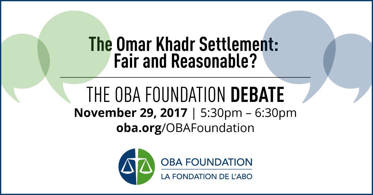 OBA Foundation Debate