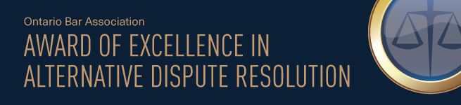 2023 Award of Excellence for Alternative Dispute Resolution