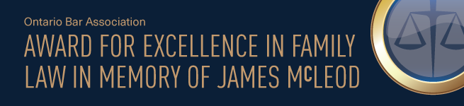 OBA Award of Excellence in Family Law