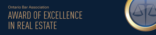 OBA Award of Excellence in Real Estate Presentation