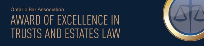 OBA Award of Excellence in Trusts and Estates Law