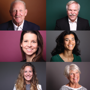 Group of images of people